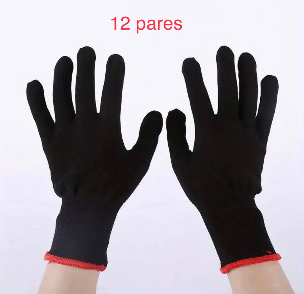 Guantes 12 Pares (color se envía azar)